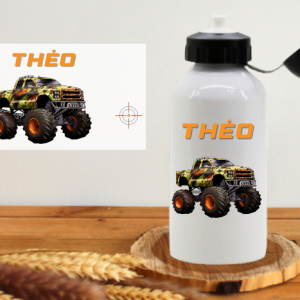 Gourde de sport isotherme personnalisée – 4×4 militaire