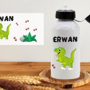 Gourde de sport isotherme personnalisée – dino Erwan