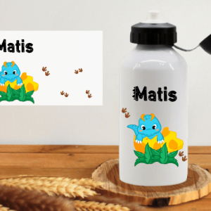 Gourde de sport isotherme personnalisée – dino Matis