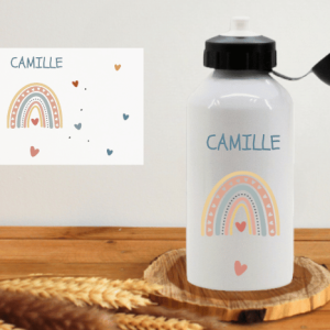 Gourde de sport isotherme personnalisée – arc en ciel