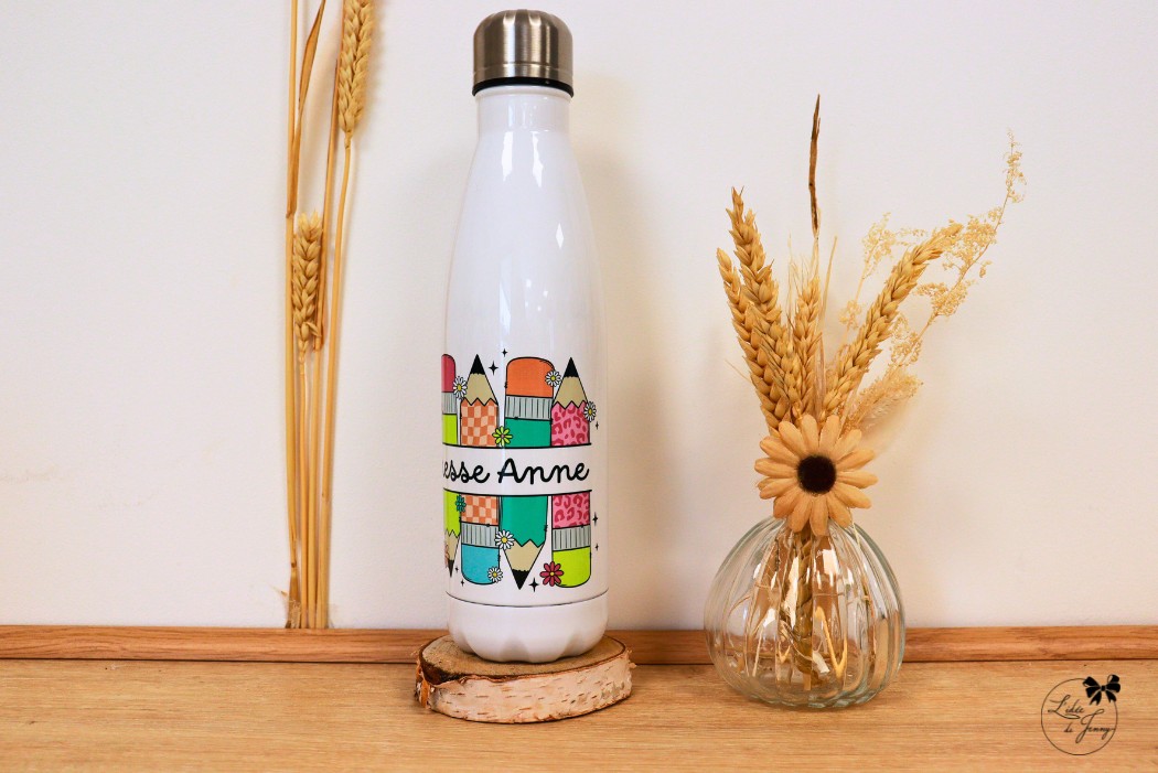 Gourde isotherme personnalisée pour maître maîtresse – Image 2