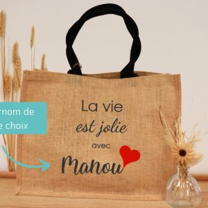 Grand sac pour Mamie – la vie est jolie avec mamie