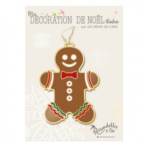 Décoration de Noël à suspendre (10 cm) – Délices de Noël (Mr Ginger)