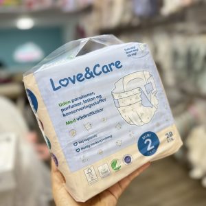 Love and Care Couches Taille 2 – 28 unités (3-6 kg)