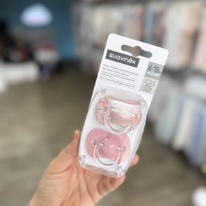 Suavinex Lot de 2 Sucettes Symétriques Sx Pro 6/18 mois Walk In The Park Nude