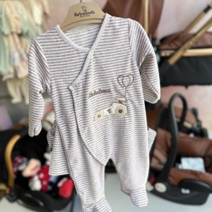 Bebelinna grenouillère garçon velours 1704–1