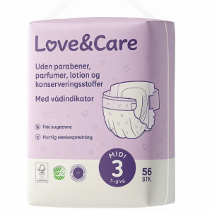 Love and Care Couches taille 3 junior 5-9 kg  56 unité