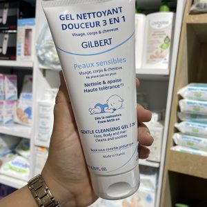 Gilbert Gel nettoyant douceur 3 en 1 bébé 200ml