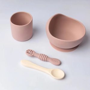 YUMMY Coffret Repas bébé en Silicone 4M+