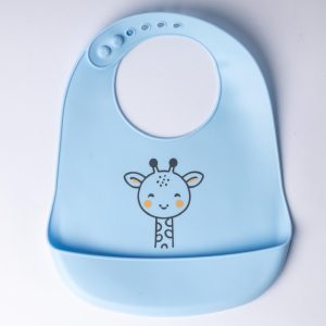 Bavoir en silicone avec poche 6m+ – Yummy