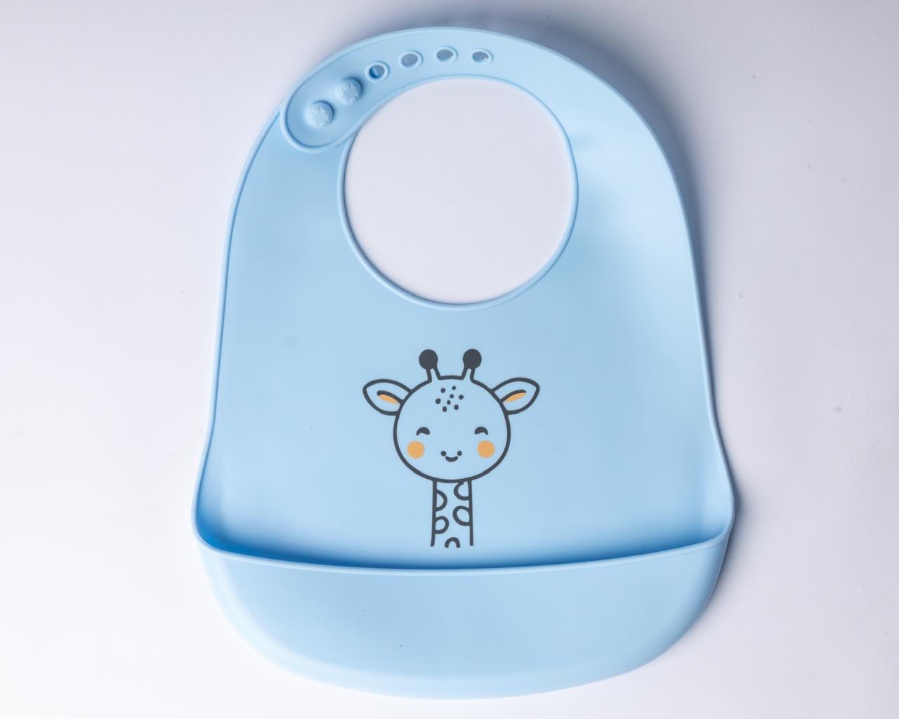 Bavoir en silicone avec poche 6m+ – Yummy