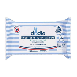 DODIE
DODIE LINGETTES NETTOYANTES A L&rsquo;EAU 50 PIECES