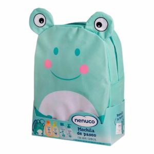 Coffret Bain Bebe Nenuco Mochila Ranita Lote Frog – Set de 4 Pièces