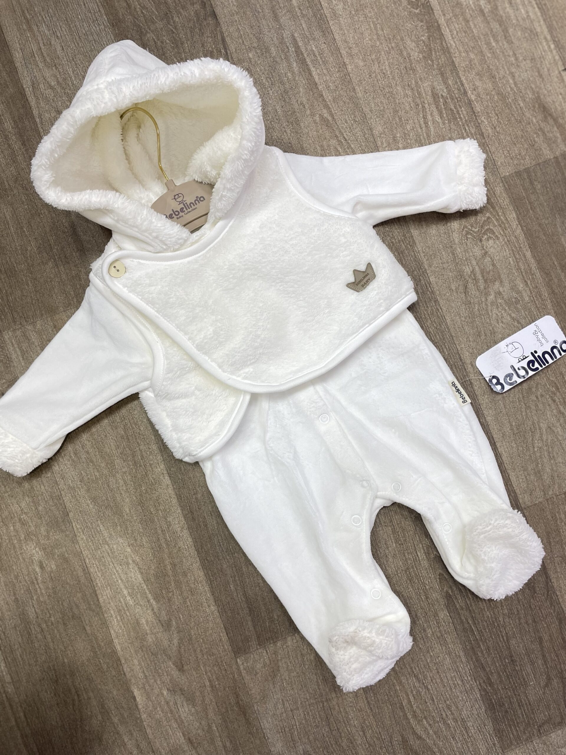 Bebelinna grenouillère en velour garçon 1678 – Image 4