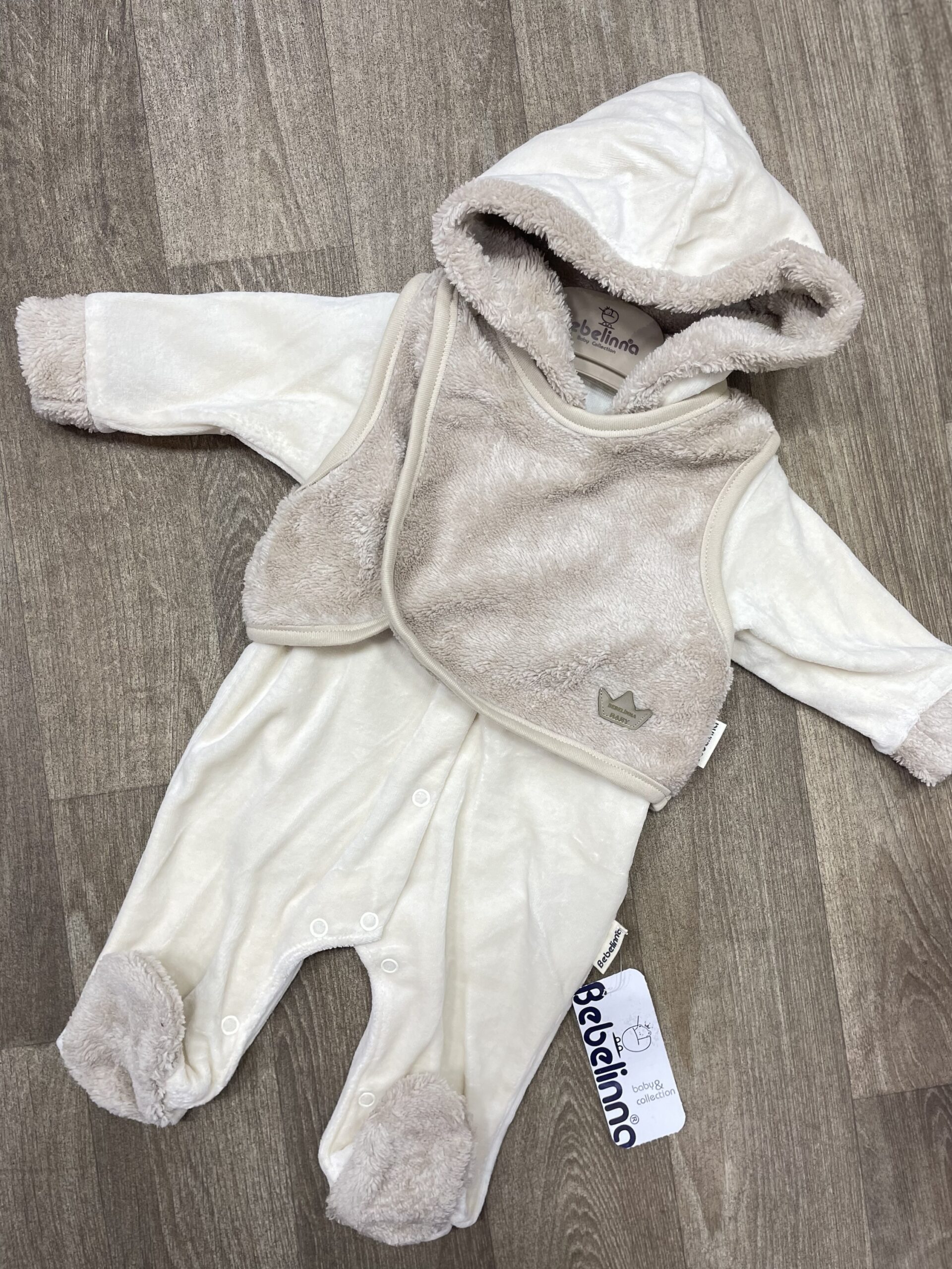 Bebelinna grenouillère en velour garçon 1678 – Image 2