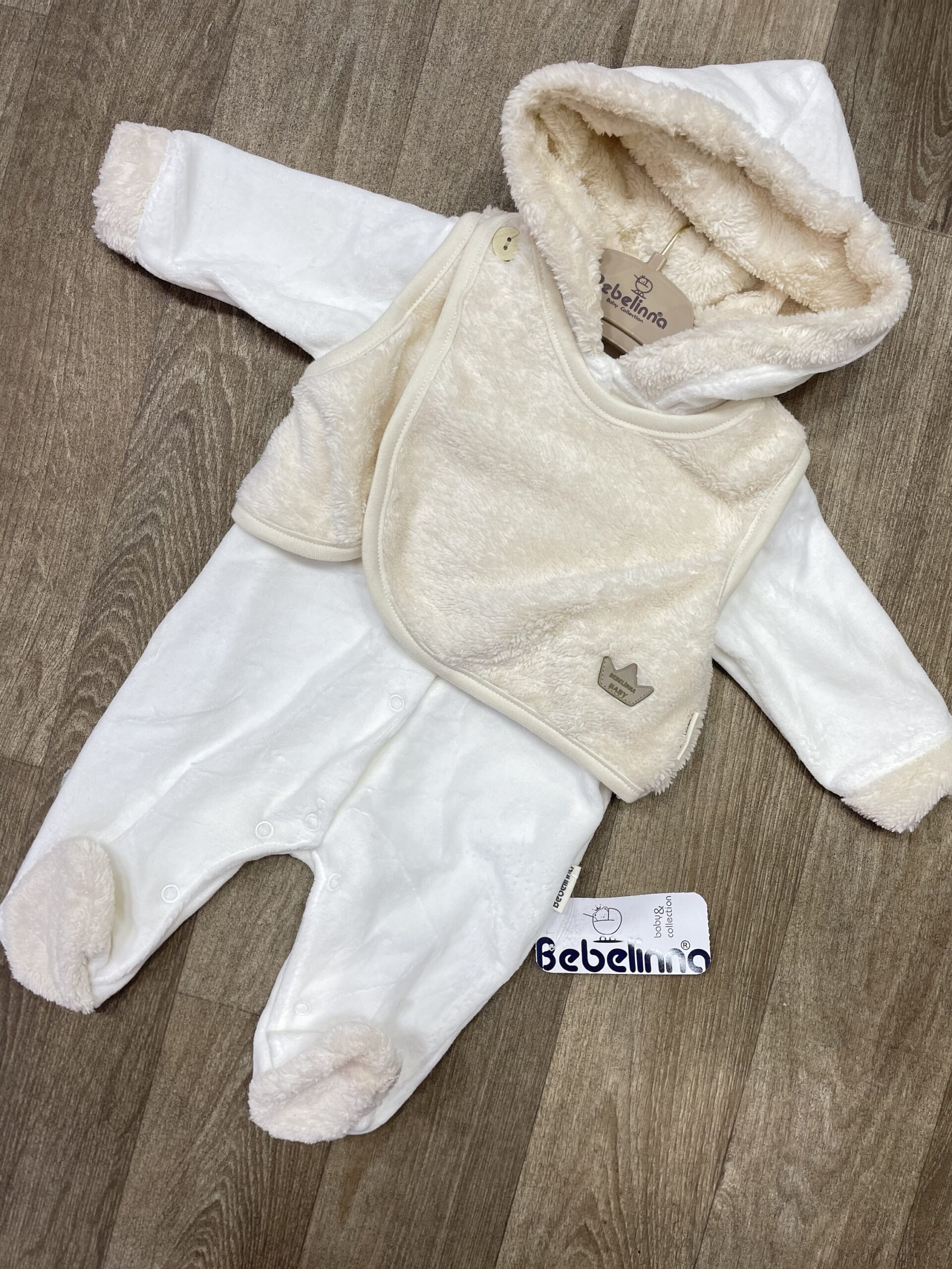 Bebelinna grenouillère en velour garçon 1678 – Image 3