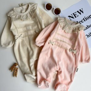 Bebelinna grenouillère velour fille 1673