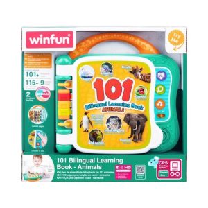 Winfun Livre d&rsquo;apprentissage bilingue « 101 Animaux » 18m+
