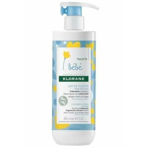 KLORANE BÉBÉ LAIT NETTOYANT SANS RINÇAGE 500ml
