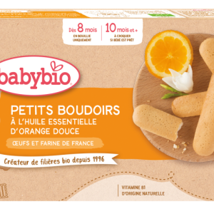 Babybio Petits Boudoirs à l’Huile Essentielle d’Orange Douce x6