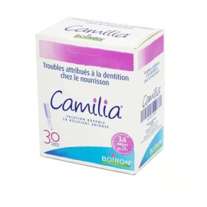 Camilia Dosettes homéopathiques pour troubles de dentition
