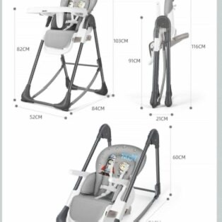 Chaise haute et relax évolutive 2en1 – Image 6
