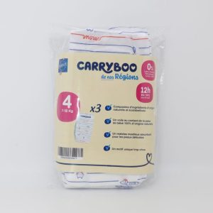 Carryboo Couches Petit Format Taille 4 (7-18kg) – 3 Unités