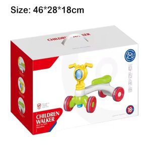 Porteur Bébé Multifonction – 2 en 1 avec Têtes Interchangeables ,Vélo porteur pour Bébé et enfant ,trotteur et marcheur