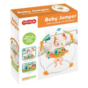 Tiibaby – Baby Jumper with Music & Lights – Orange