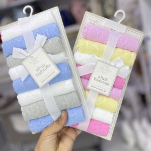 Pack de 8 Serviettes pour Bebe