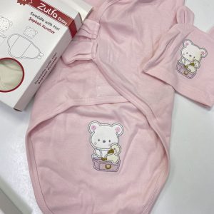 Couverture d’emmaillotage + bonnet – ZULFA