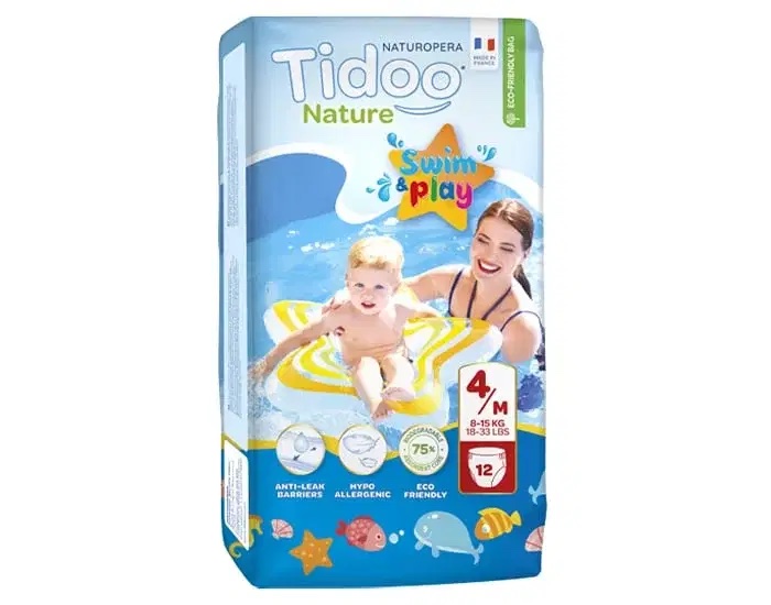 Tidoo Couche piscine T4 écologique 8-15 kg