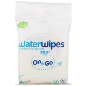 WaterWipes Lingettes Nettoyantes x10 (format de voyage)