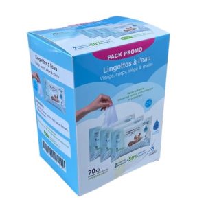 Gilbert lingette à l’eau PACK PROMO X3