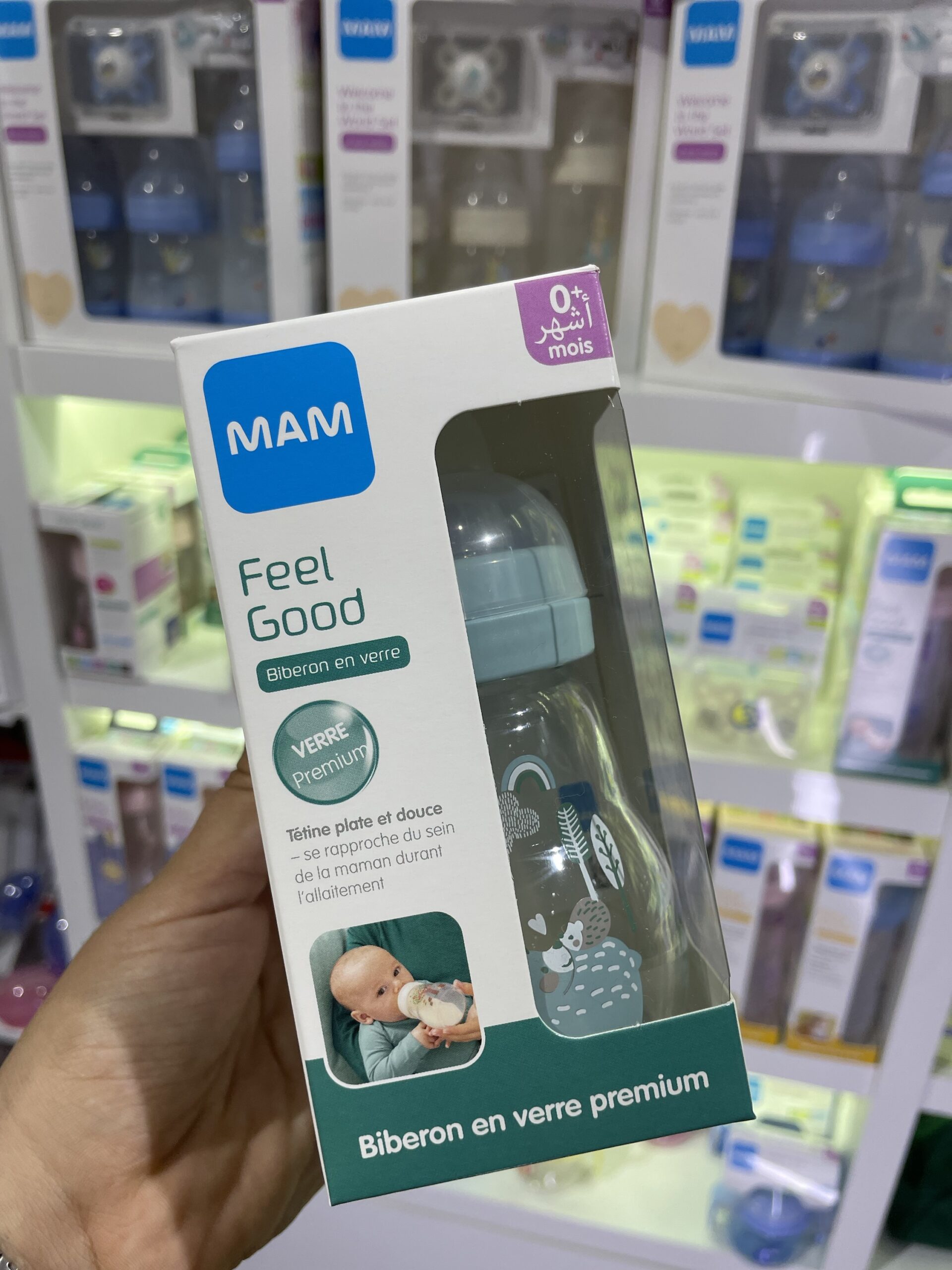 Biberon en verre Feel Good Mam 170ml – Image 2