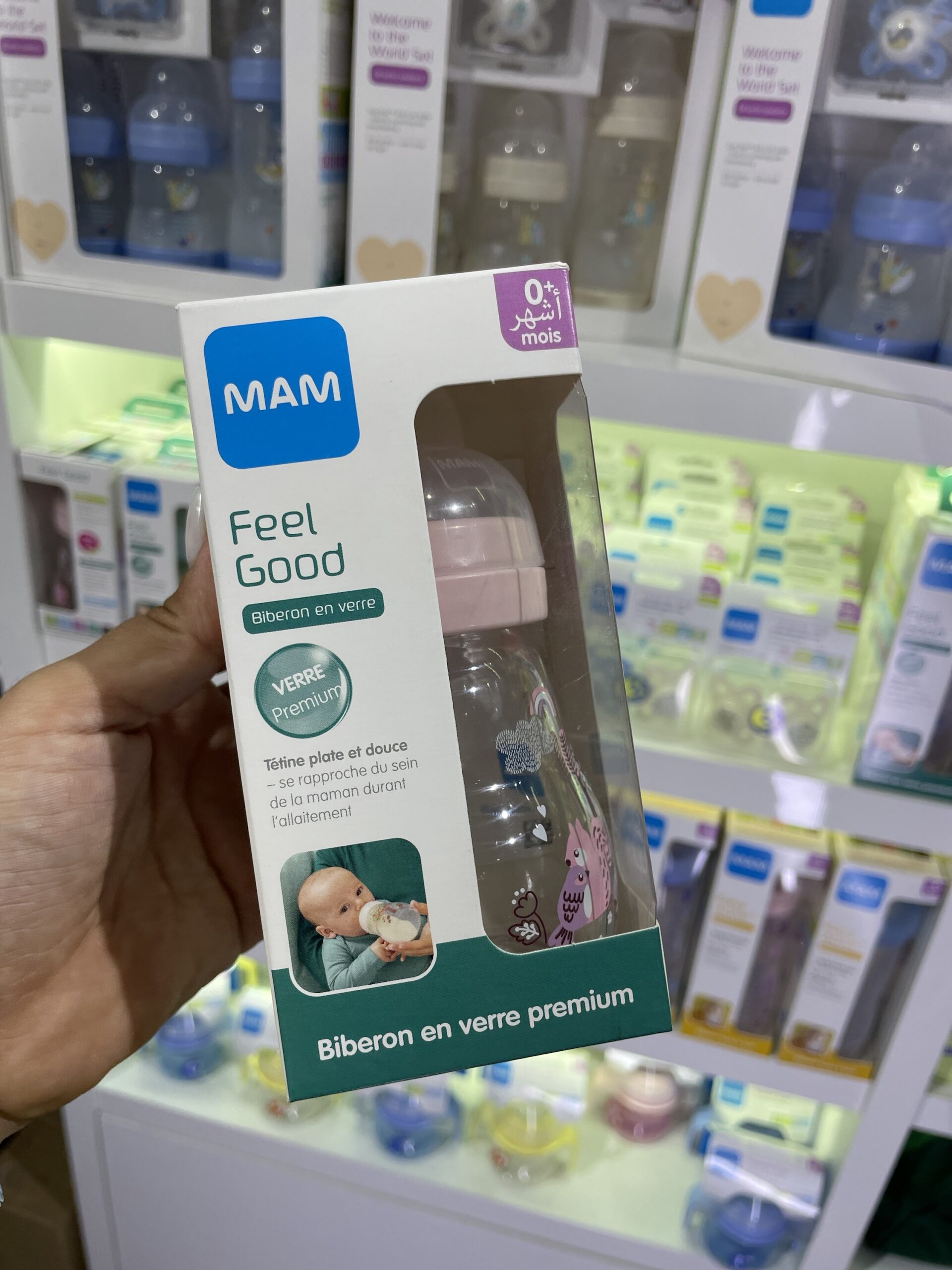 Biberon en verre Feel Good Mam 170ml