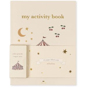 Cahier de coloriage et crayons de couleurs