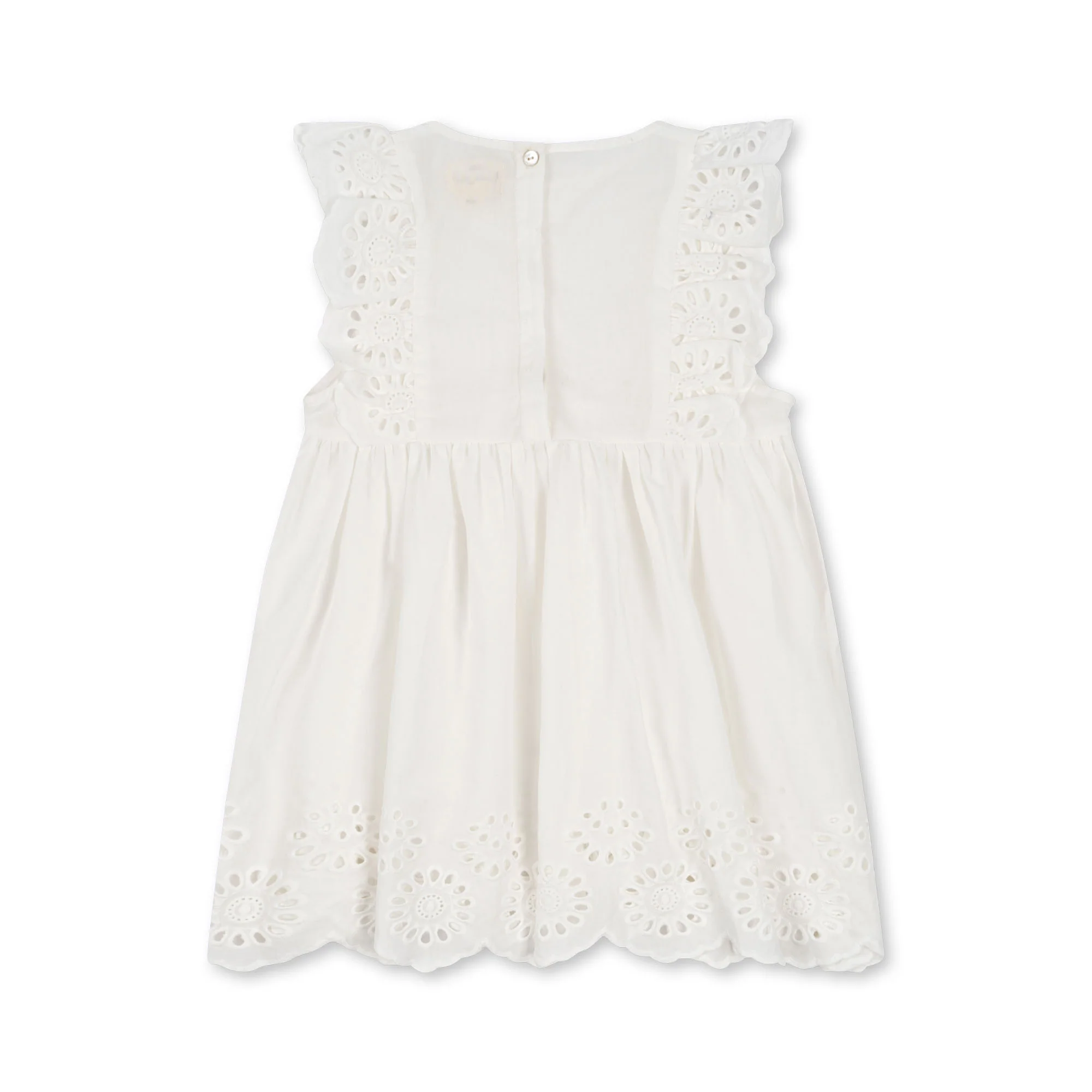 Robe blanche de cérémonie enfant – Image 2