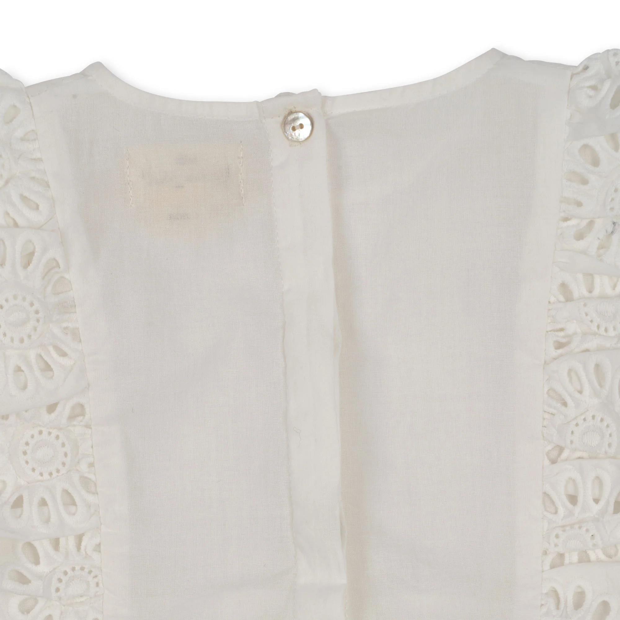 Robe blanche de cérémonie enfant – Image 3