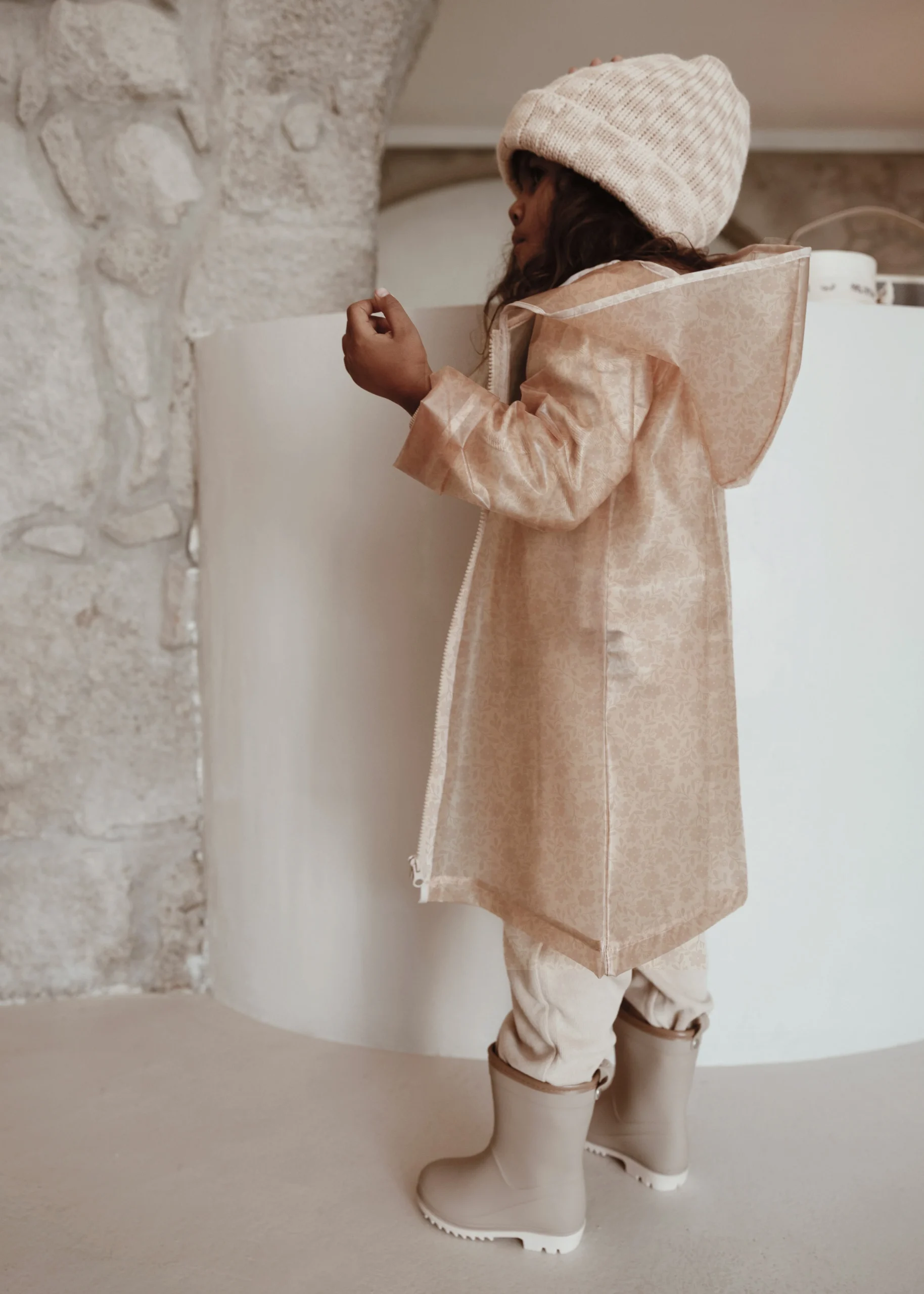 Imperméable enfant / Bouquet silhouette – Image 3