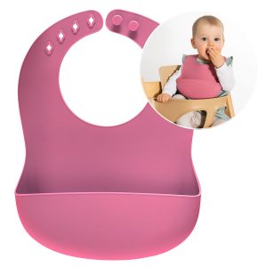MINIKOIOI – BAVOIR EN SILICONE AVEC POCHE RECUPERATRICE