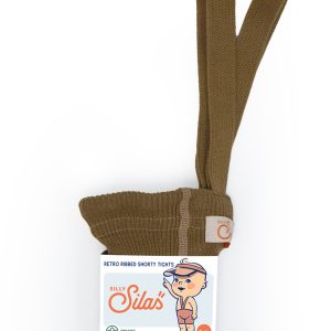 Collant shorty à bretelles / Acorn brown