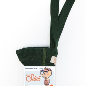 Collant shorty à bretelles / Dark forest green