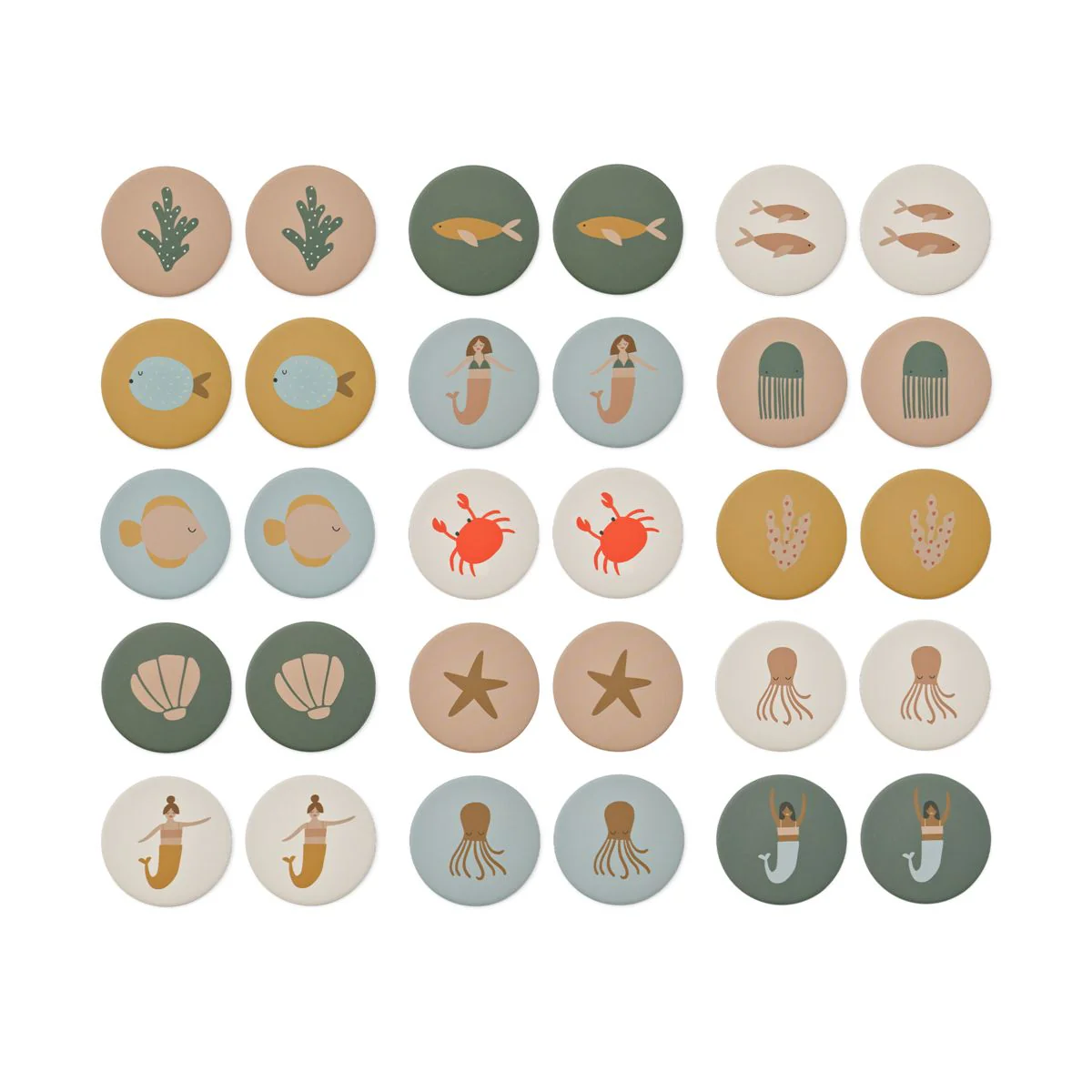 Jeu de mémo Yubi / Mermaids – Image 2