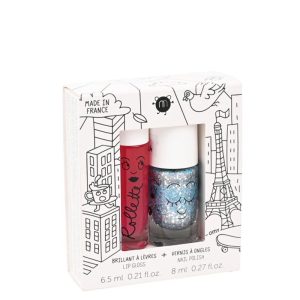 Coffret duo gloss – vernis Luna / Framboise