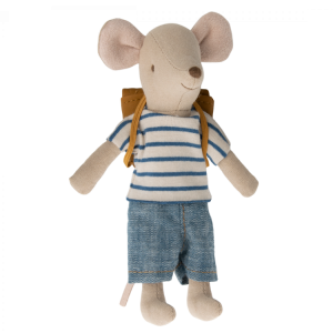 Souris avec sac à dos / Grand frère