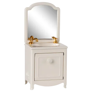 Meuble vasque et son miroir pour souris