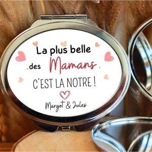 Miroir personnalisé maman – la plus belle des mamans