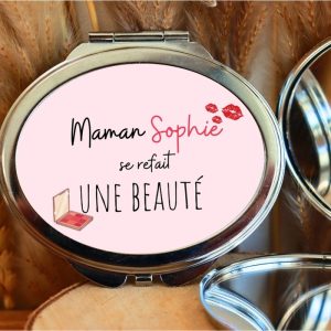 Miroir maman personnalisé – maman se refait une beauté