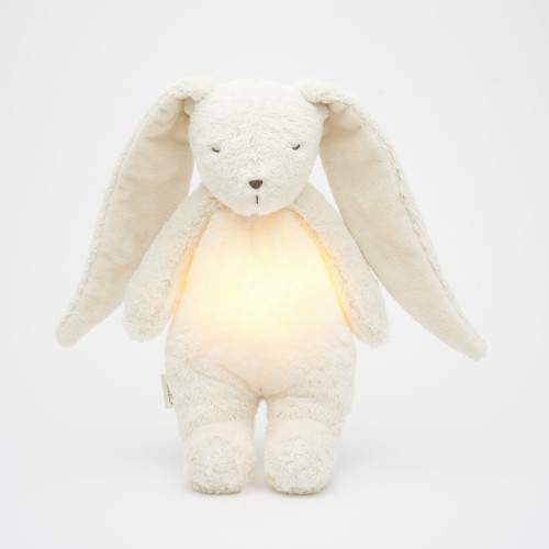Veilleuse peluche lapin Moonie / Blanc